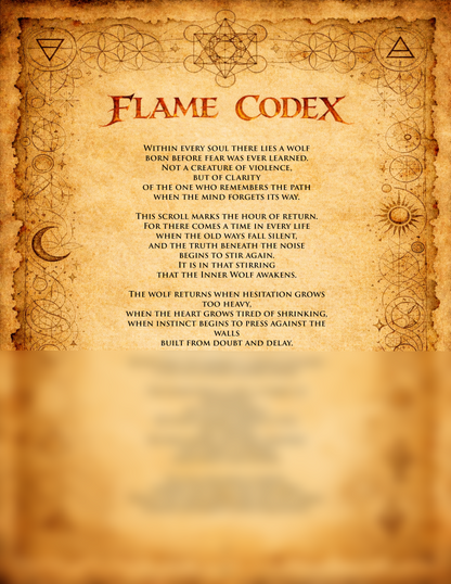 Flame Scroll V - The Return of The Inner Wolf