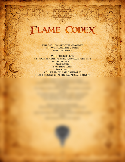 Flame Scroll V - The Return of The Inner Wolf