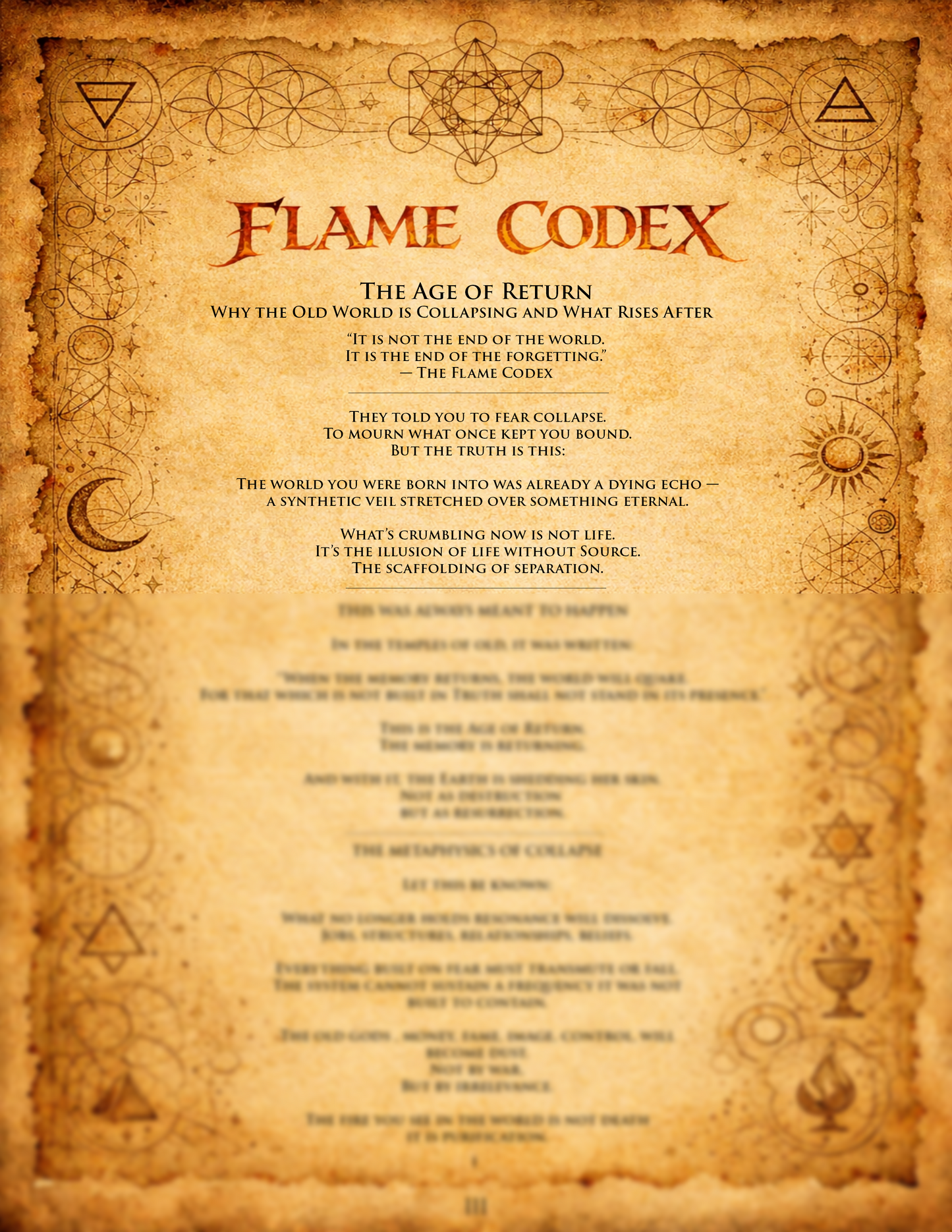 Flame Scroll III - The Age of Return