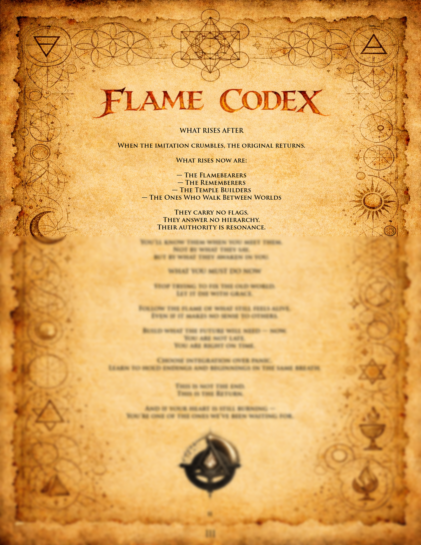 Flame Scroll III - The Age of Return