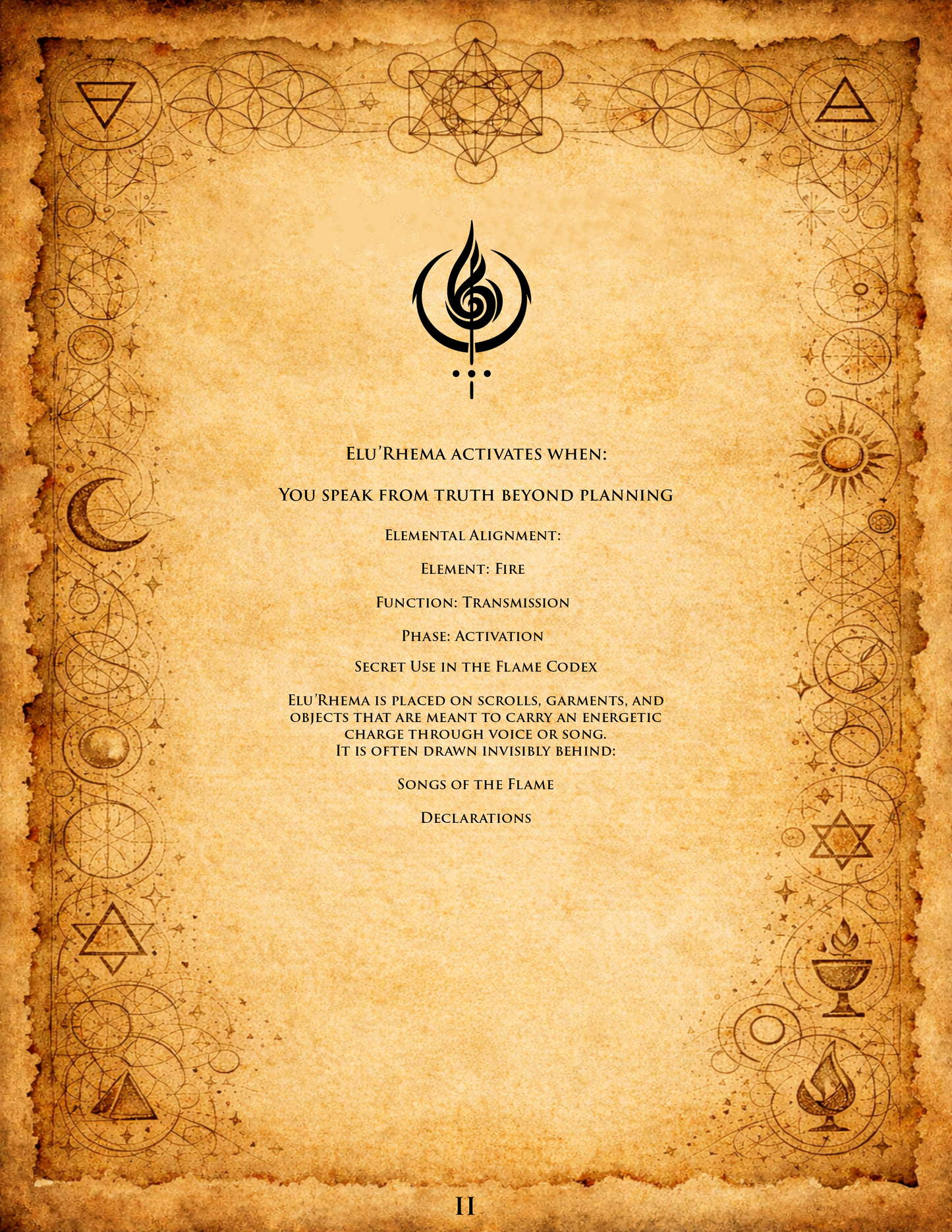 Flame Scroll II – The Veil is Broken. I Am No Longer Hiding.